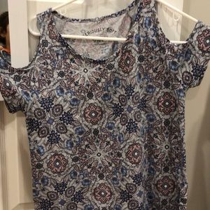 Aeropostale shirt open shoulder